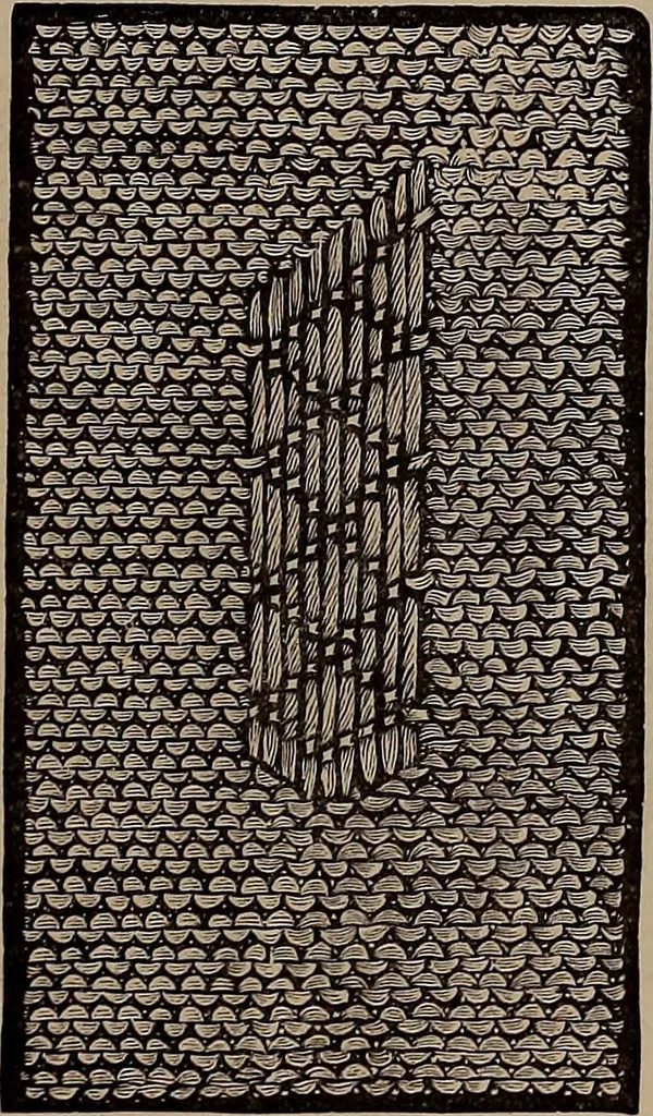 An illustration from Plain needlework, knitting, and mending, for all, at home and in schools..., 1879, leaf 46