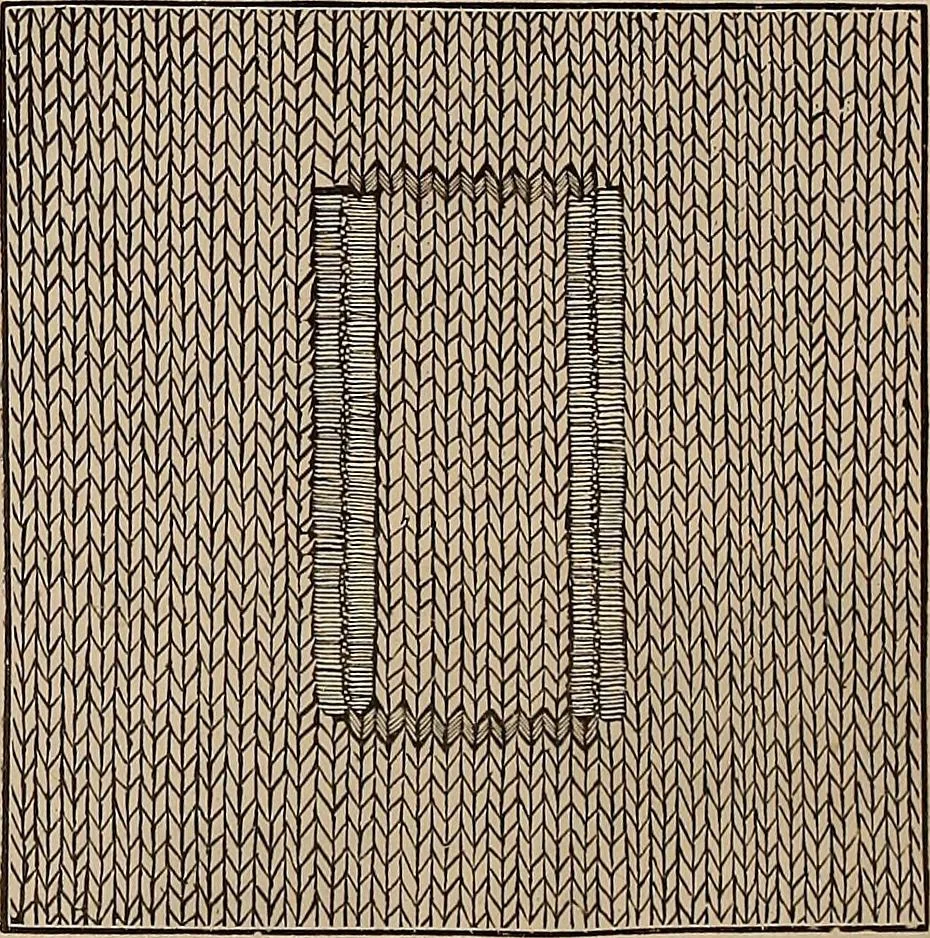 An illustration from Plain needlework, knitting, and mending, for all, at home and in schools..., 1879, leaf 51