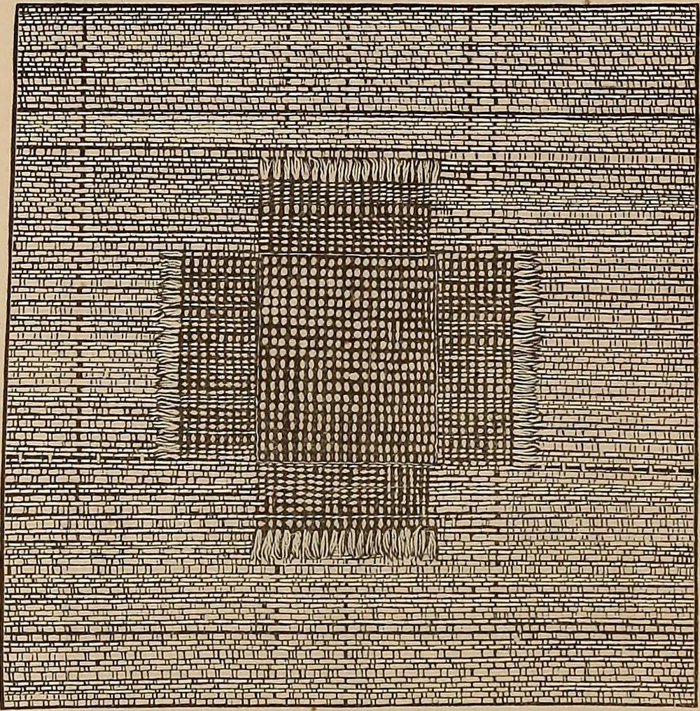 An illustration from Plain needlework, knitting, and mending, for all, at home and in schools..., 1879, leaf 55