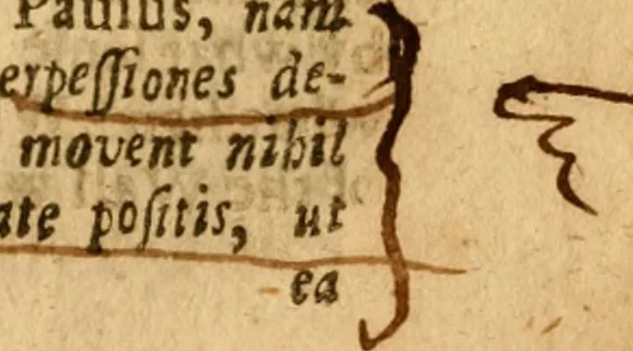 An illustration from Plain Scripture proof of infants church-membership and baptism : being the arguments prepared for (and partly managed in) the publick dispute with Mr. Tombes at Bewdley on the first day of Jan. 1649 .., 1656, leaf 462