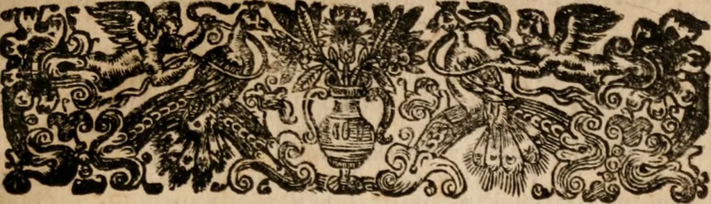 An illustration from Plain Scripture proof of infants church-membership and baptism : being the arguments prepared for (and partly managed in) the publick dispute with Mr. Tombes at Bewdley on the first day of Jan. 1649 : with a full reply to what he then answered and what is contained in his sermon since preached ... with a reply to his valedictory oration at Bewdley and a corrective for his antidote, 1653, leaf 58
