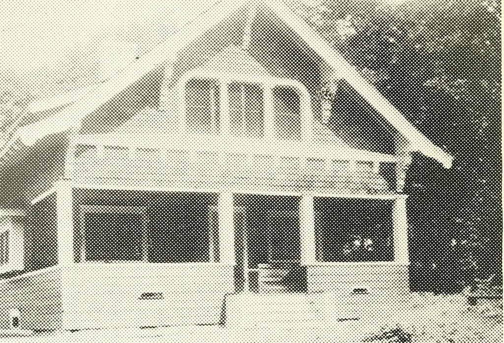 An illustration from The plan book of American dwellings : being a compilation of original home designs, showing actual photographic exteriors and floor plans of moderately priced bungalows, cottages, residences, 1914, leaf 123