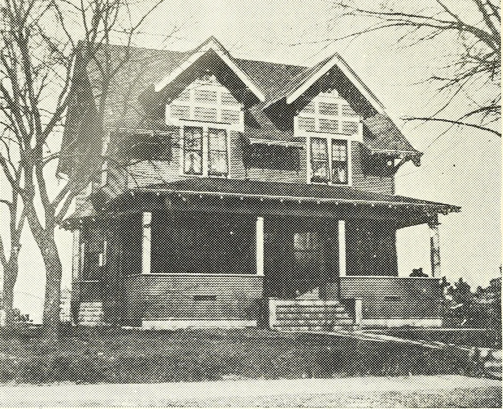 An illustration from The plan book of American dwellings : being a compilation of original home designs, showing actual photographic exteriors and floor plans of moderately priced bungalows, cottages, residences, 1914, leaf 139