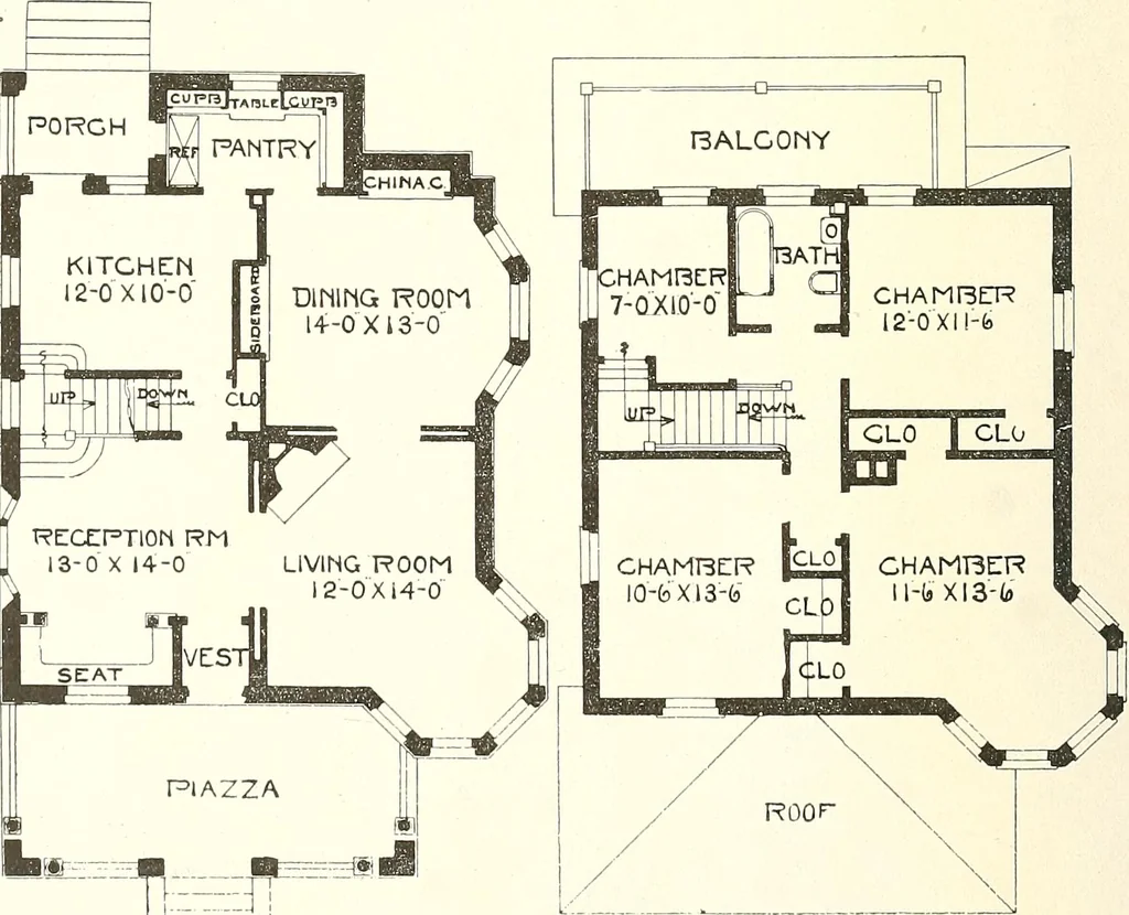 An illustration from The plan book of American dwellings : being a compilation of original home designs, showing actual photographic exteriors and floor plans of moderately priced bungalows, cottages, residences, 1914, leaf 149