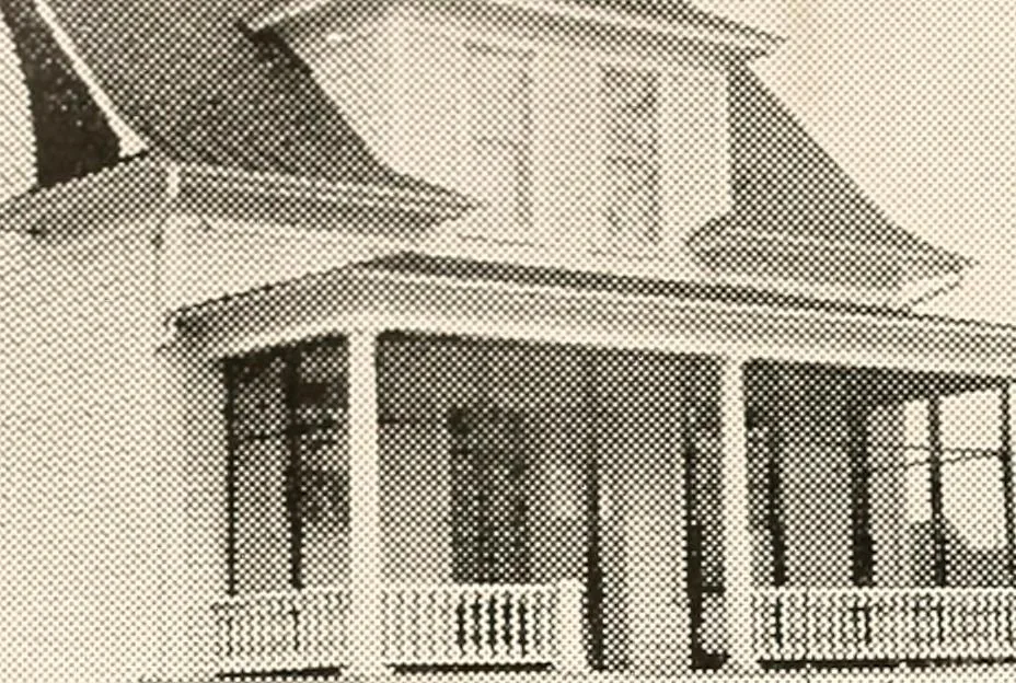 An illustration from The plan book of American dwellings : being a compilation of original home designs, showing actual photographic exteriors and floor plans of moderately priced bungalows, cottages, residences, 1914, leaf 186
