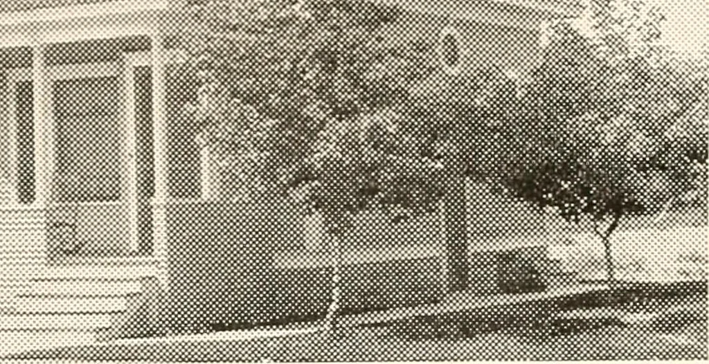 An illustration from The plan book of American dwellings : being a compilation of original home designs, showing actual photographic exteriors and floor plans of moderately priced bungalows, cottages, residences, 1914, leaf 222