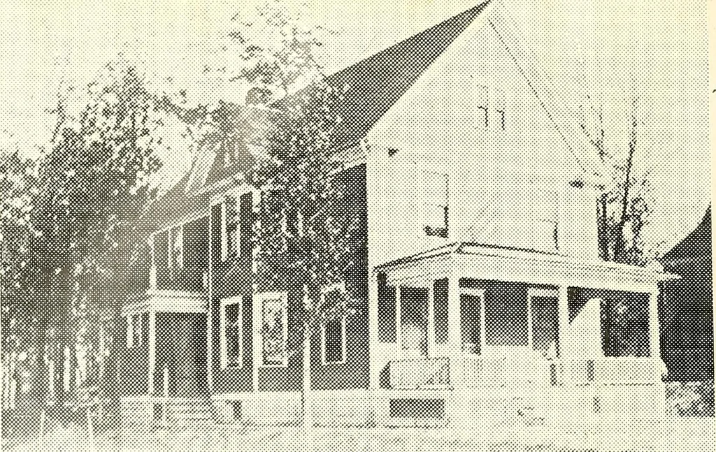 An illustration from The plan book of American dwellings : being a compilation of original home designs, showing actual photographic exteriors and floor plans of moderately priced bungalows, cottages, residences, 1914, leaf 243