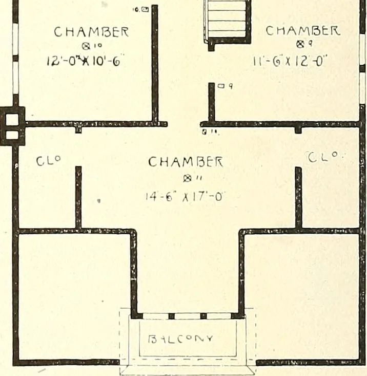 An illustration from The plan book of American dwellings : being a compilation of original home designs, showing actual photographic exteriors and floor plans of moderately priced bungalows, cottages, residences, 1914, leaf 245