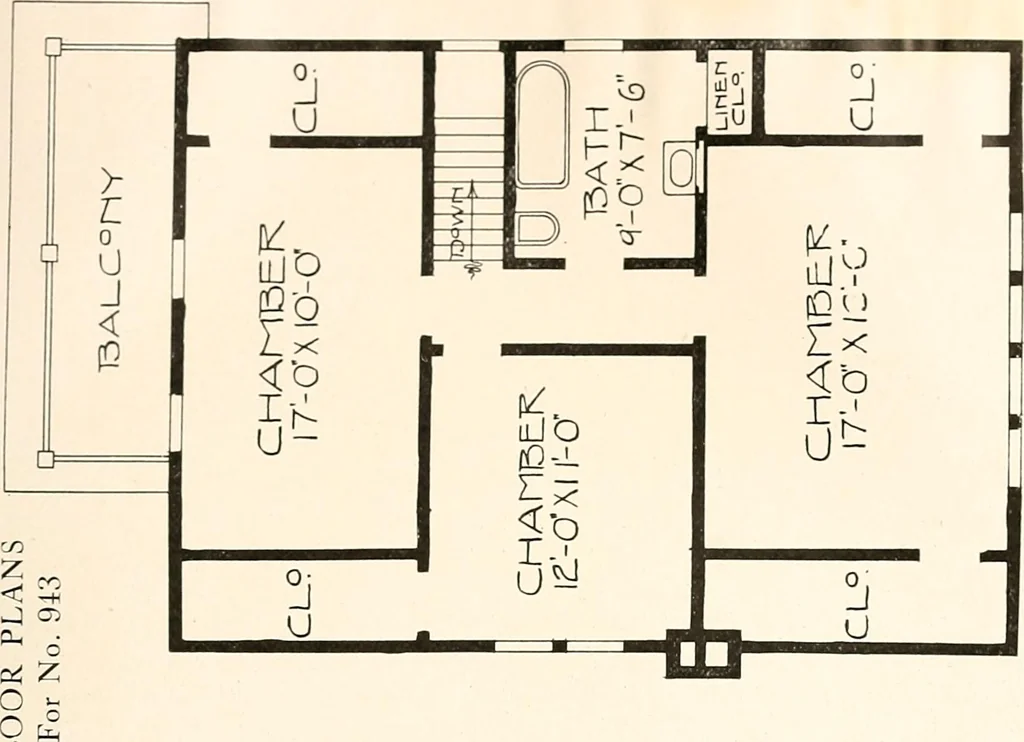 An illustration from The plan book of American dwellings : being a compilation of original home designs, showing actual photographic exteriors and floor plans of moderately priced bungalows, cottages, residences, 1914, leaf 260