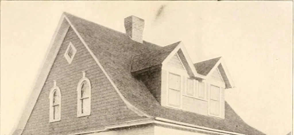 An illustration from The plan book of American dwellings : being a compilation of original home designs, showing actual photographic exteriors and floor plans of moderately priced bungalows, cottages, residences, 1914, leaf 30