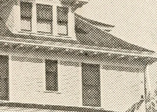 An illustration from The plan book of American dwellings : being a compilation of original home designs, showing actual photographic exteriors and floor plans of moderately priced bungalows, cottages, residences, 1914, leaf 74