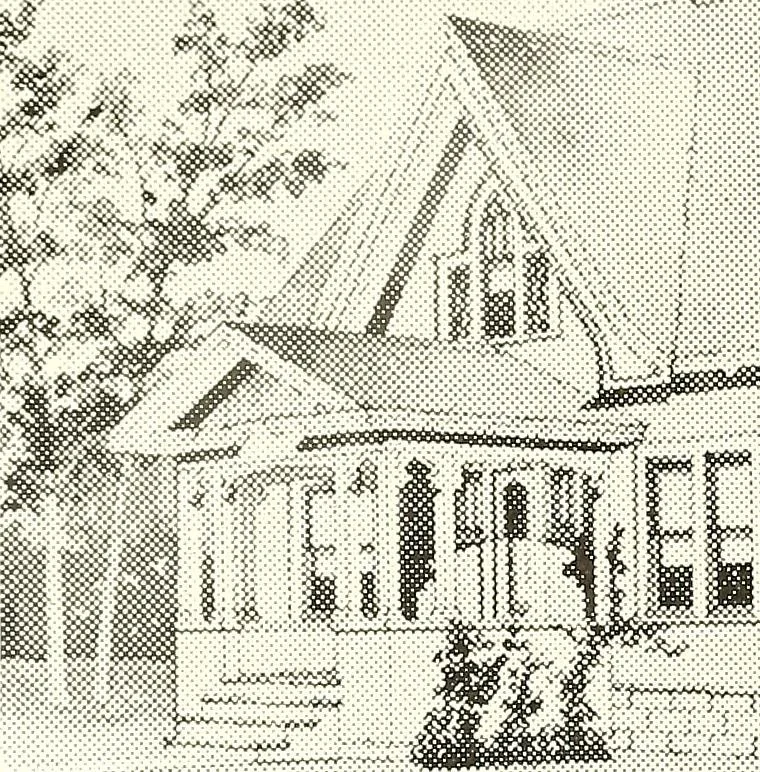 An illustration from The plan book of American dwellings : being a compilation of original home designs, showing actual photographic exteriors and floor plans of moderately priced bungalows, cottages, residences, 1914, leaf 79