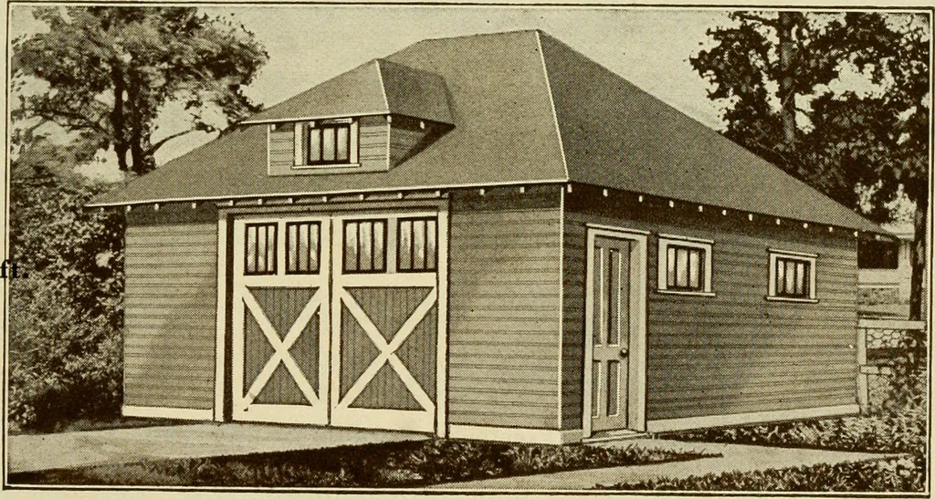 An illustration from Plan book of Harris homes : book number seventy six, 1920, leaf 100