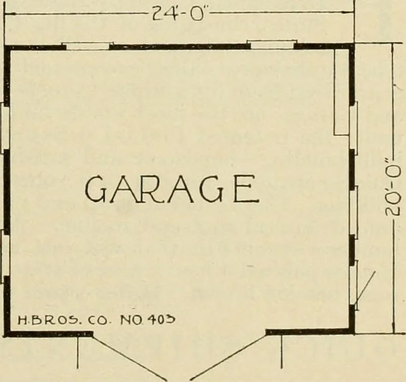 An illustration from Plan book of Harris homes : book number seventy six, 1920, leaf 100