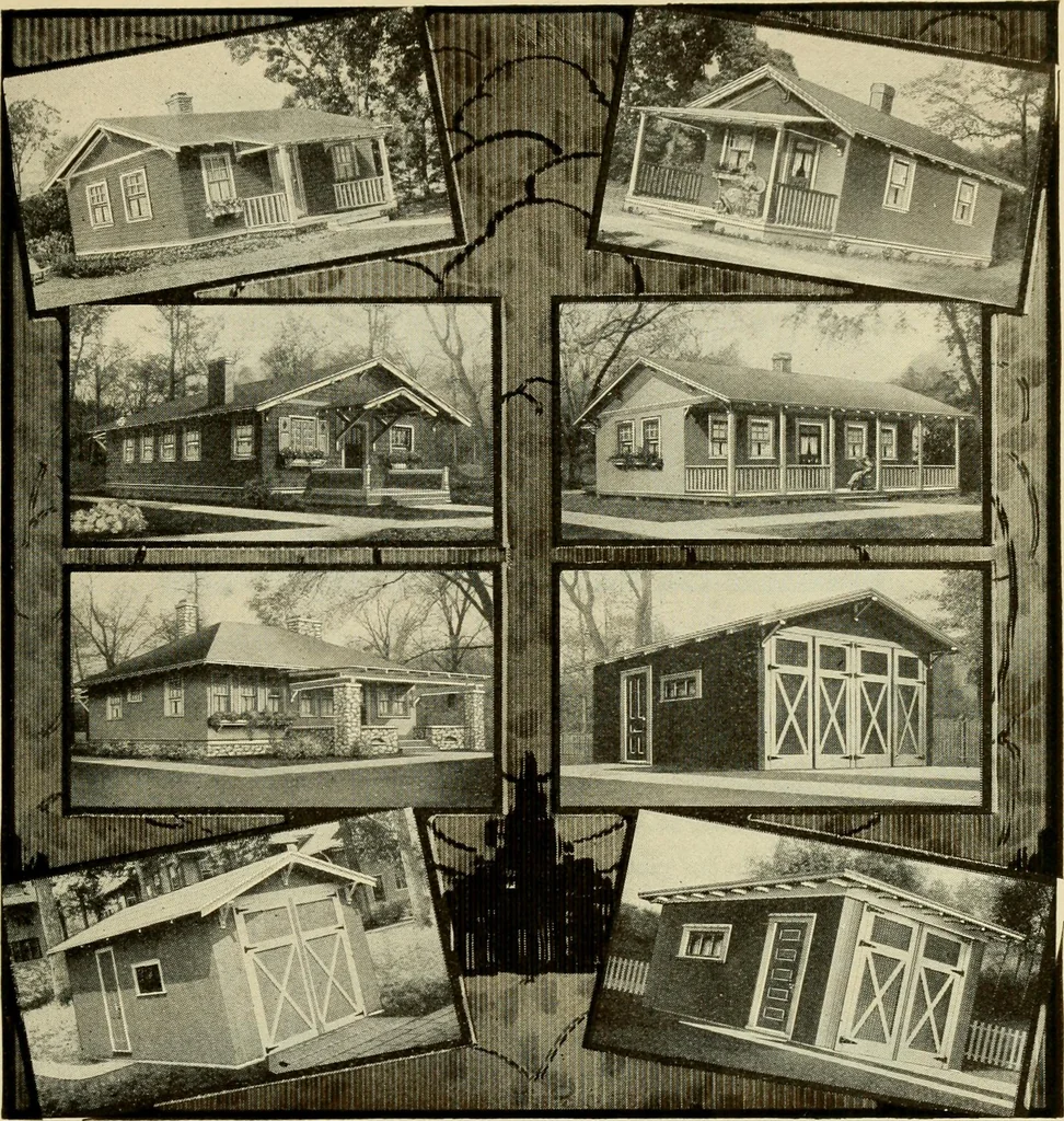 An illustration from Plan book of Harris homes : book number seventy six, 1920, leaf 102