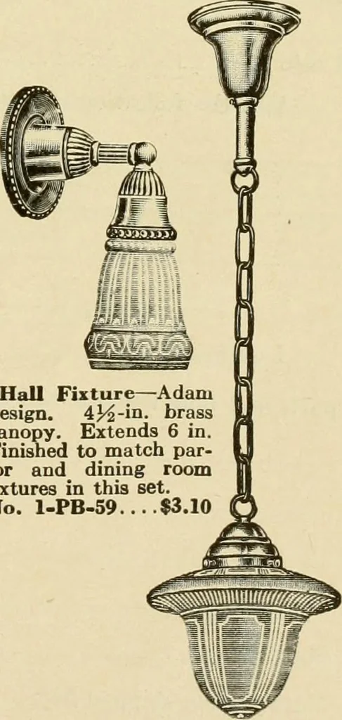 An illustration from Plan book of Harris homes : book number seventy six, 1920, leaf 108