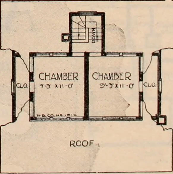 An illustration from Plan book of Harris homes : book number seventy six, 1920, leaf 18