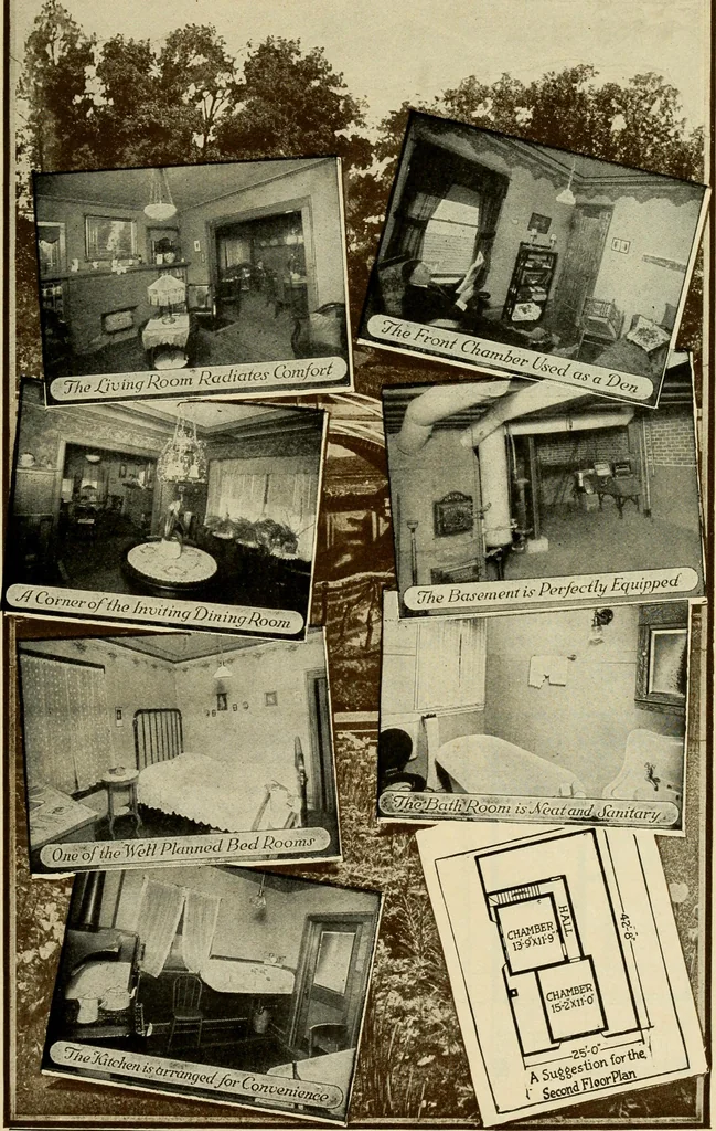 An illustration from Plan book of Harris homes : book number seventy six, 1920, leaf 22