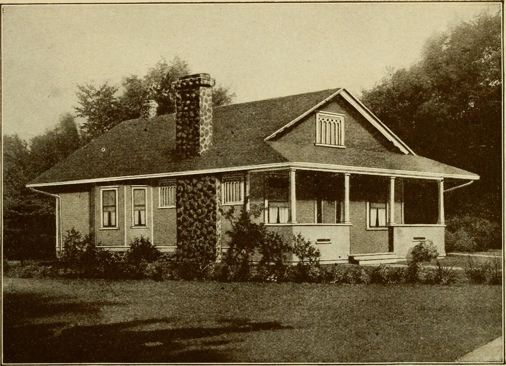 An illustration from Plan book of Harris homes : book number seventy six, 1920, leaf 26