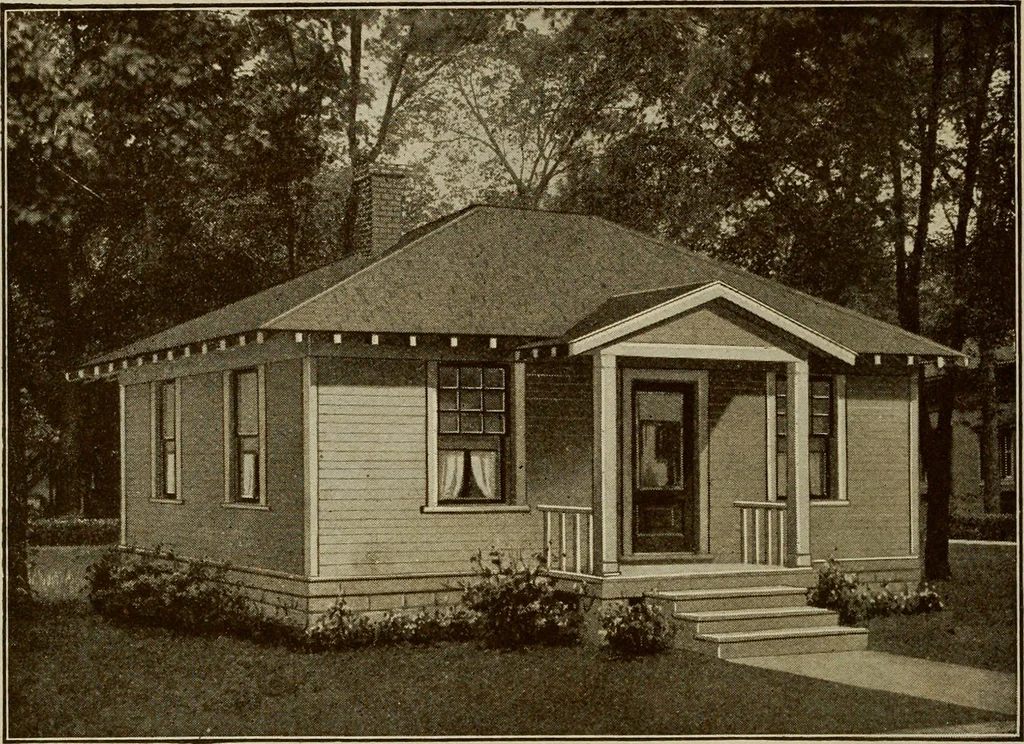 An illustration from Plan book of Harris homes : book number seventy six, 1920, leaf 29