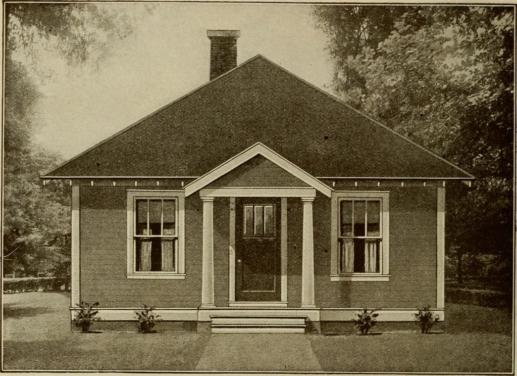 An illustration from Plan book of Harris homes : book number seventy six, 1920, leaf 33