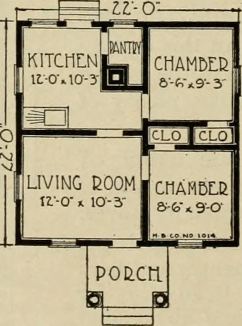 An illustration from Plan book of Harris homes : book number seventy six, 1920, leaf 33