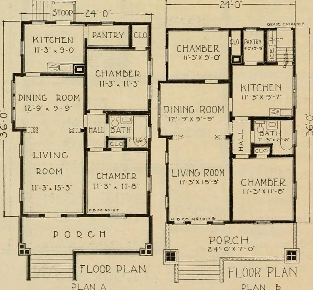 An illustration from Plan book of Harris homes : book number seventy six, 1920, leaf 35