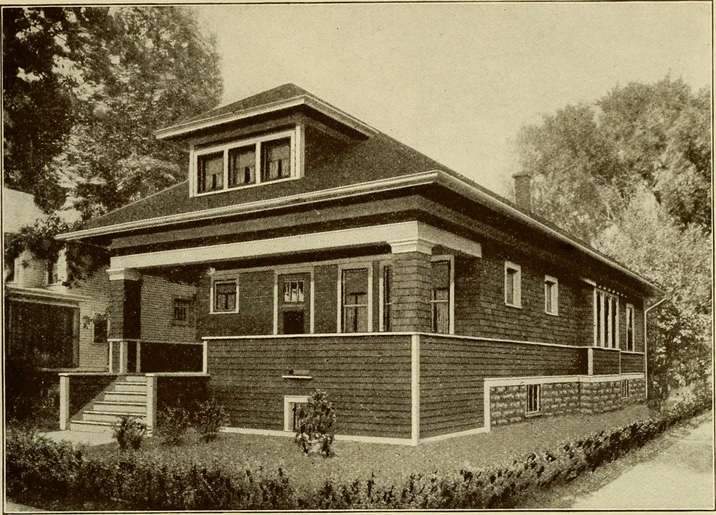 An illustration from Plan book of Harris homes : book number seventy six, 1920, leaf 58