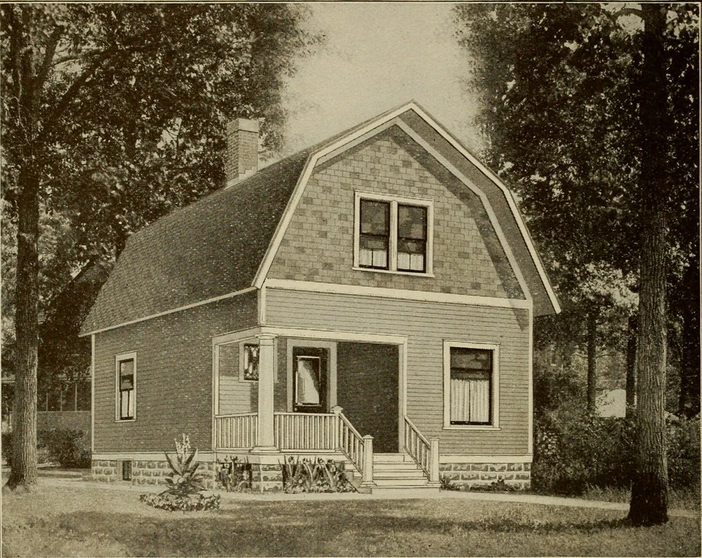 An illustration from Plan book of Harris homes : book number seventy six, 1920, leaf 59