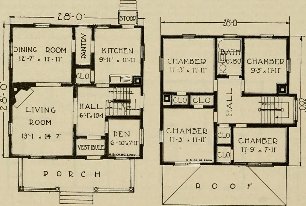 An illustration from Plan book of Harris homes : book number seventy six, 1920, leaf 69