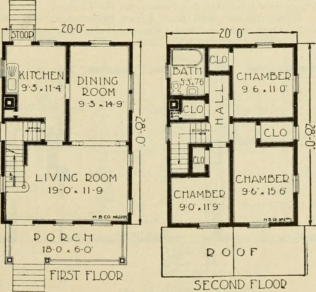 An illustration from Plan book of Harris homes : book number seventy six, 1920, leaf 70