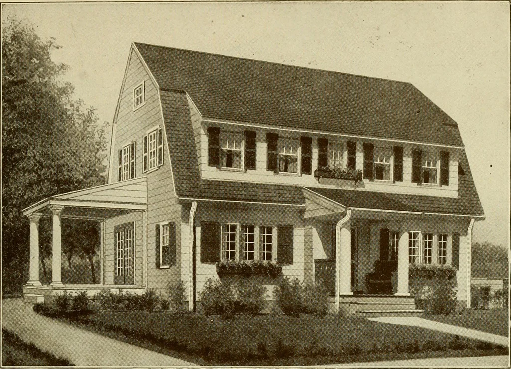 An illustration from Plan book of Harris homes : book number seventy six, 1920, leaf 74