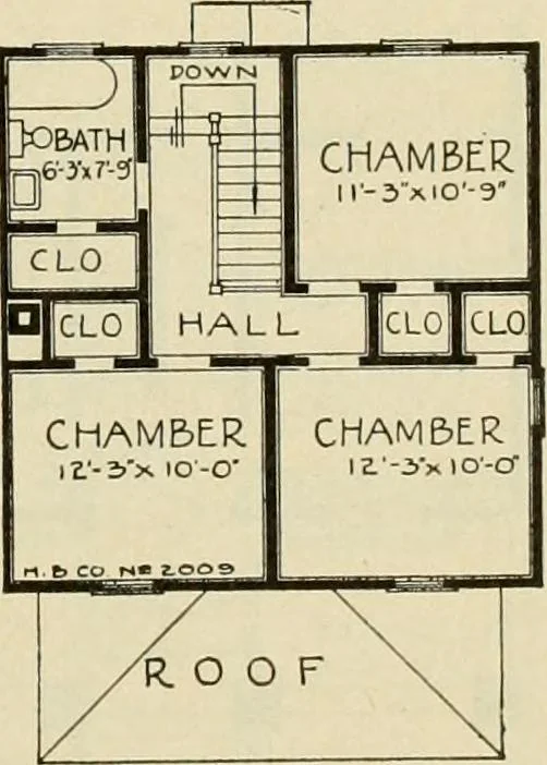 An illustration from Plan book of Harris homes : book number seventy six, 1920, leaf 78