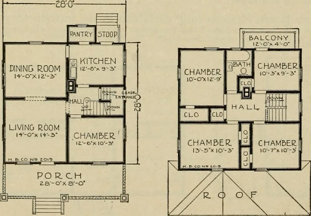 An illustration from Plan book of Harris homes : book number seventy six, 1920, leaf 81