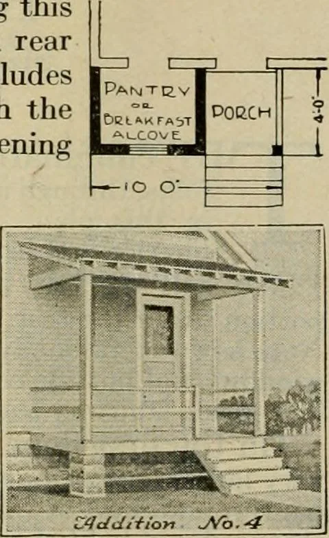 An illustration from Plan book of Harris homes : book number seventy six, 1920, leaf 89