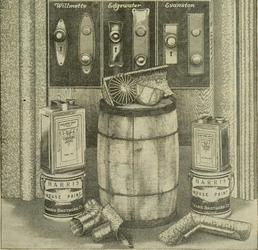 An illustration from Plan book of Harris homes : book number seventy six, 1920, leaf 90