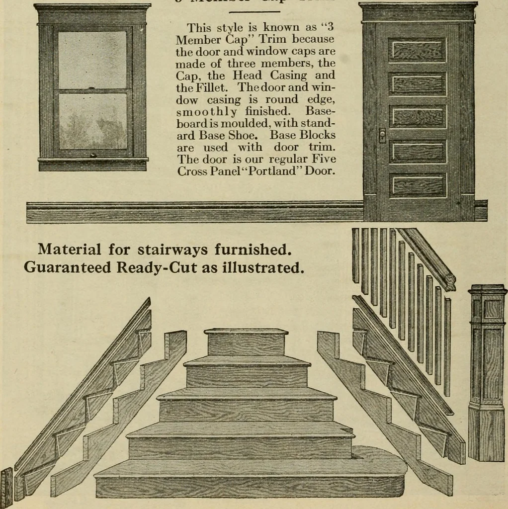 An illustration from Plan book of Harris homes : book number seventy six, 1920, leaf 91