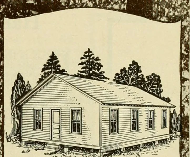 An illustration from Plan book of Harris homes : book number seventy six, 1920, leaf 98