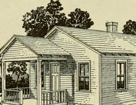 An illustration from Plan book of Harris homes : book number seventy six, 1920, leaf 98