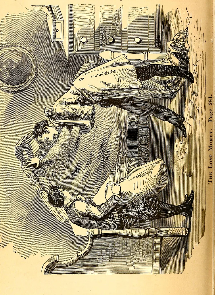 An illustration from Plane and plank, or, The mishaps of a mechanic, 1870, leaf 309