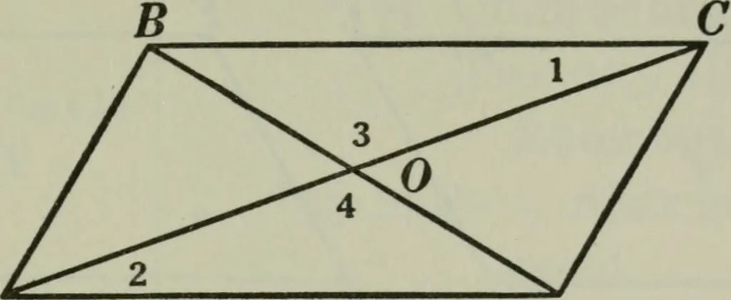 An illustration from Plane and solid geometry, 1912, leaf 102