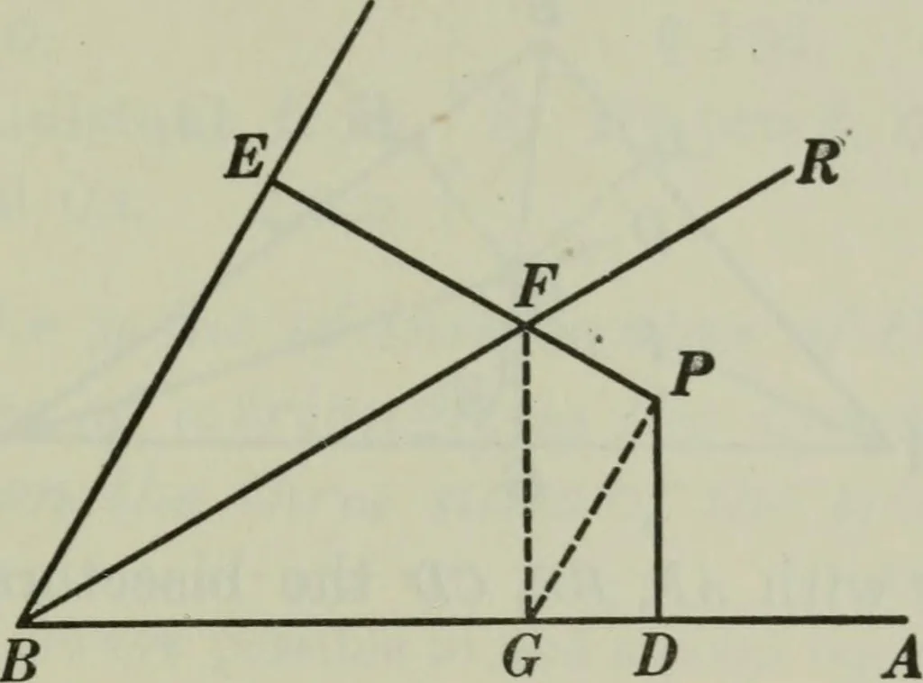 An illustration from Plane and solid geometry, 1912, leaf 110