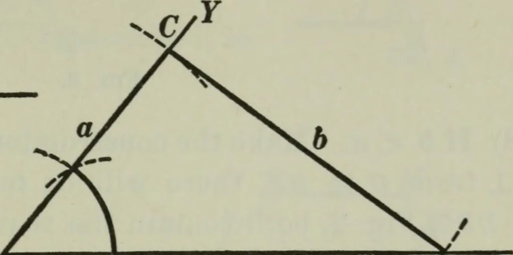 An illustration from Plane and solid geometry, 1912, leaf 118
