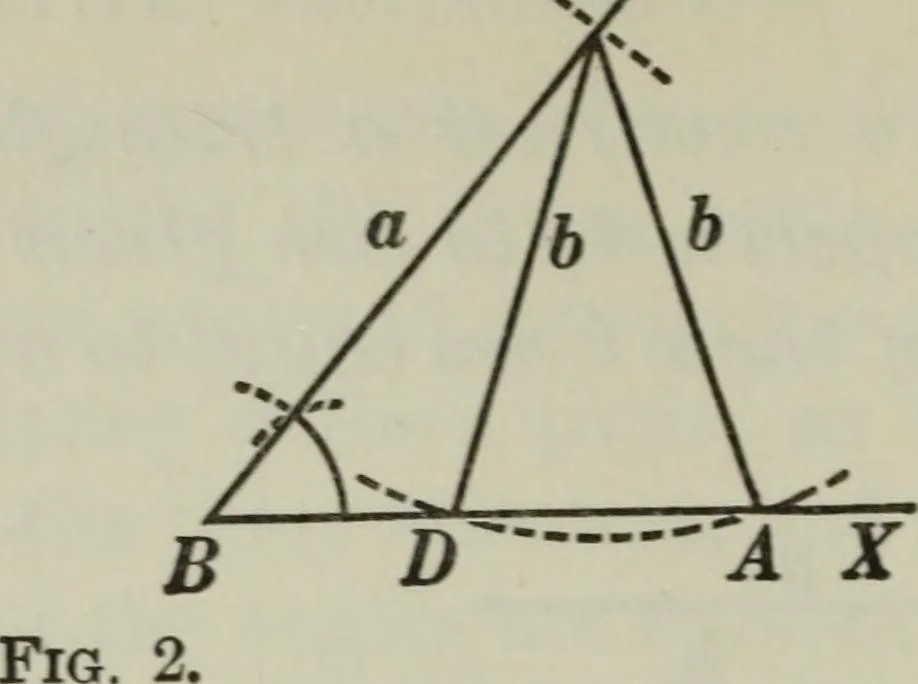 An illustration from Plane and solid geometry, 1912, leaf 119