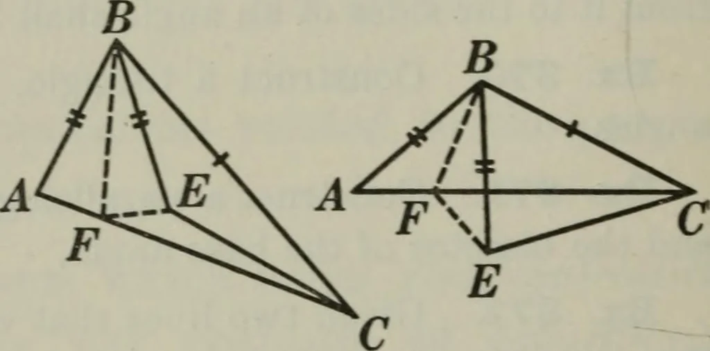 An illustration from Plane and solid geometry, 1912, leaf 123