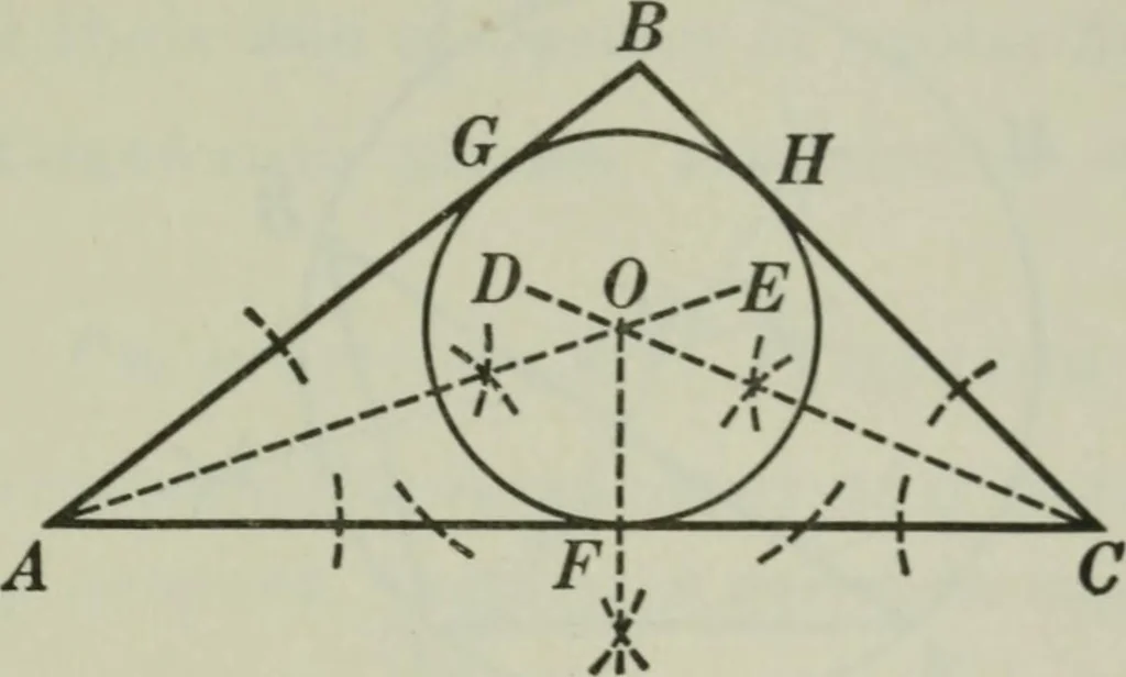 An illustration from Plane and solid geometry, 1912, leaf 140