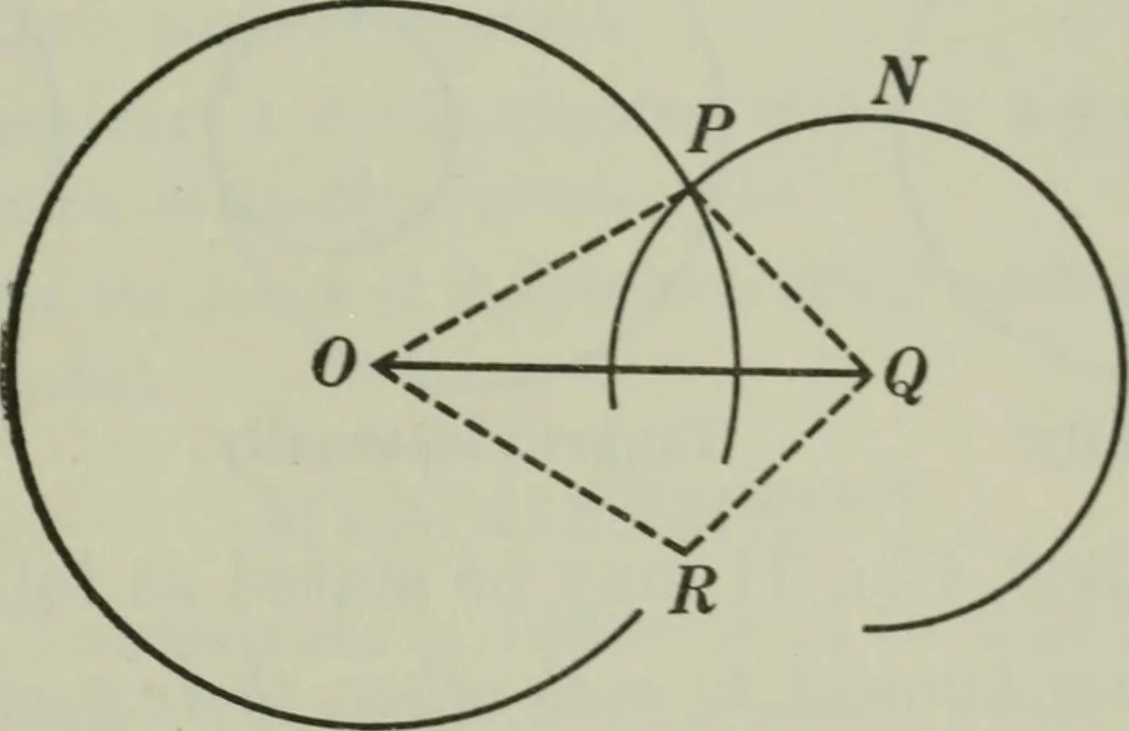An illustration from Plane and solid geometry, 1912, leaf 142