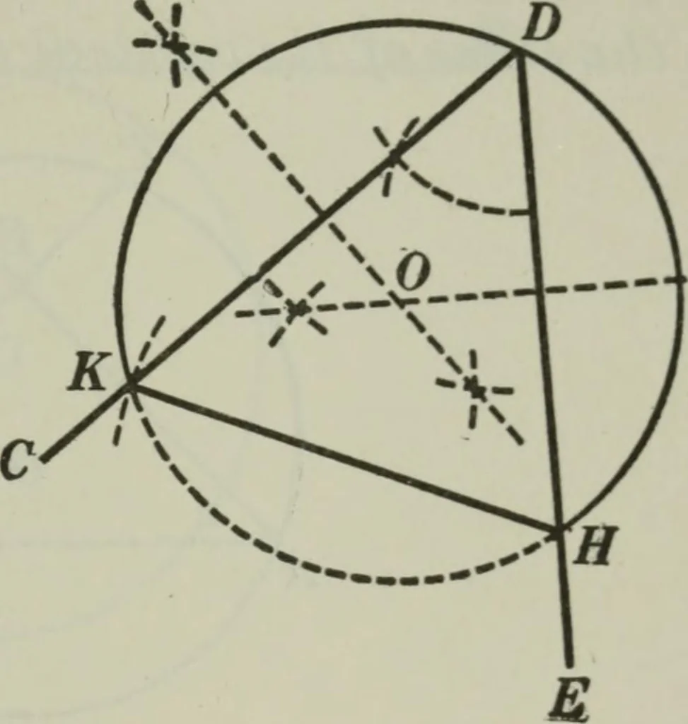 An illustration from Plane and solid geometry, 1912, leaf 162