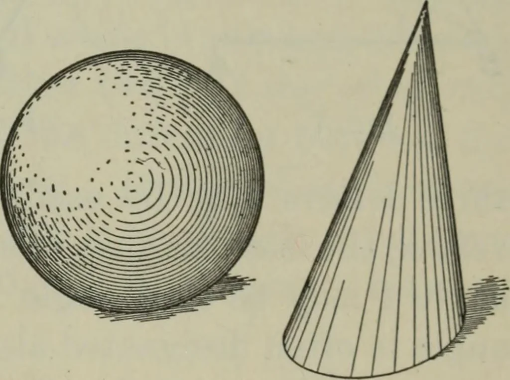 An illustration from Plane and solid geometry, 1912, leaf 18