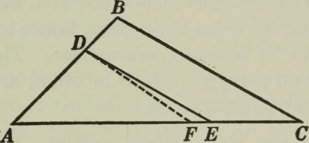 An illustration from Plane and solid geometry, 1912, leaf 186